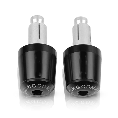 Für CBR650R CBR 650 R 2019-2020 CB 650R Motorrad CNC Aluminium Griffe Lenker Griffenden Stecker Abdeckkappe Ausgewogene Stecker Griffteile(Schwarz) von XZGFZHY