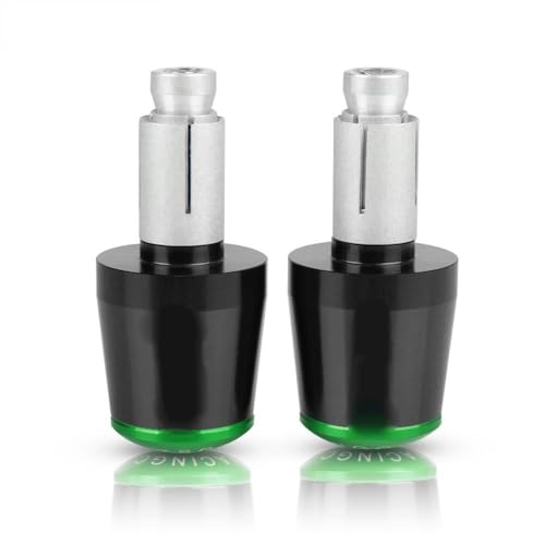 Für ER-5 ER5 ER 5 2004 2005 Motorrad CNC Aluminium Griffe Lenker Griff Enden Stecker Abdeckkappe Ausgewogene Stecker Griffteile(Schwarz) von XZGFZHY