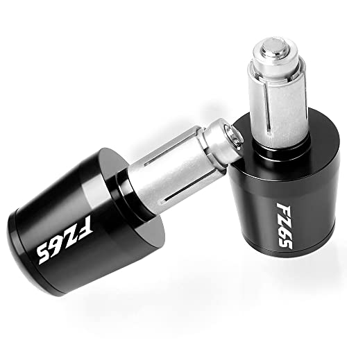 Für FZ 6S FZ6S FZ6 N/S 2004-2009 Motorrad CNC Aluminium Griffe Lenker Griff Enden Stecker Abdeckkappe Ausgewogene Stecker Griffteile(Schwarz) von XZGFZHY