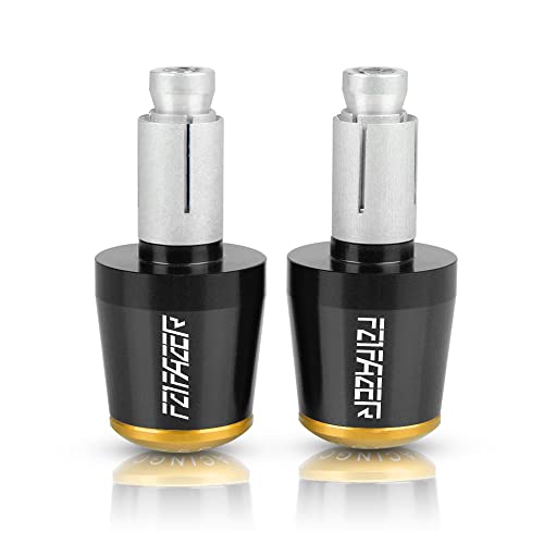 Für FZ1 FZ 1 2006-2015 2007 2008 2009 2010 2011 2012-2014 Motorrad CNC Aluminium Griffe Lenker Griff Enden Stecker Abdeckkappe Ausgewogene Stecker Griffteile(Gold) von XZGFZHY