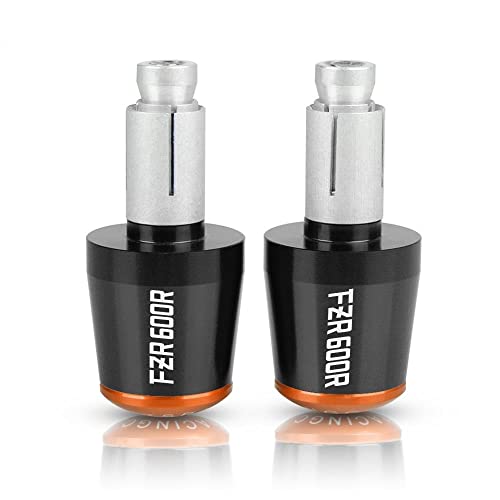 Für FZR 600 R FZR 600R FZR600 R FZR600R 1989 1990 1991-1999 Motorrad CNC Aluminium Griffe Lenker Griff Enden Stecker Abdeckkappe Ausgewogene Stecker Griffteile(Orange) von XZGFZHY