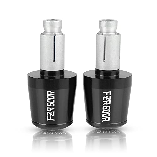 Für FZR 600R FZR600 FZR 600 R FZR600R 1989-1991 1990 Motorrad CNC Aluminium Griffe Lenker Griffenden Stecker Abdeckkappe Ausgewogene Stecker Griffteile(Schwarz) von XZGFZHY