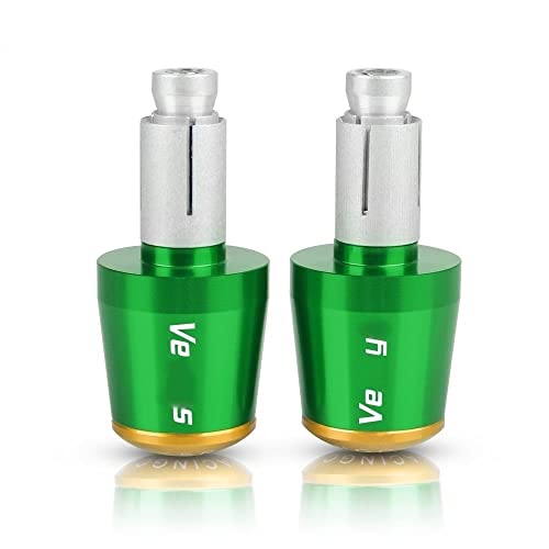 Für Für Versys 650 1000 X300 2018-2021 2022 Motorrad CNC Aluminium Griffe Lenker Griff Enden Stecker Abdeckkappe Ausgewogene Stecker Griffteile(Gold) von XZGFZHY