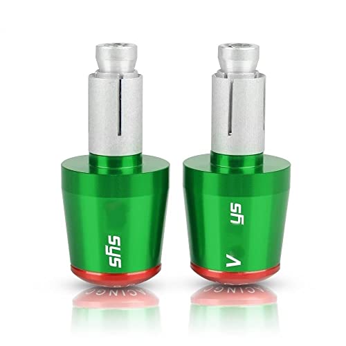 Für Für Versys 650 1000 X300 2018-2021 2022 Motorrad CNC Aluminium Griffe Lenker Griff Enden Stecker Abdeckkappe Ausgewogene Stecker Griffteile(Rot) von XZGFZHY