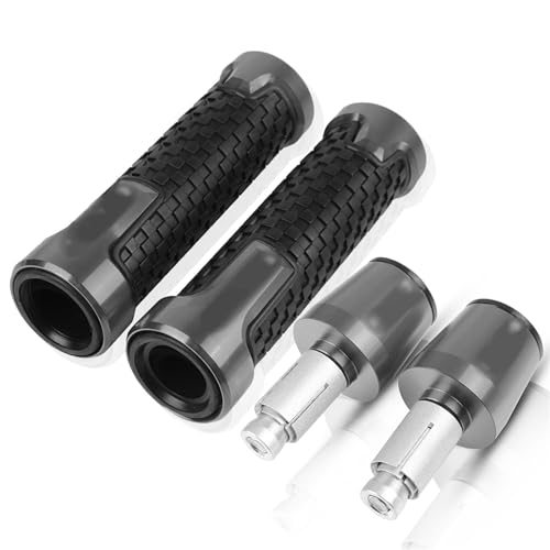 Für Hon&da CB500 CB500F CB500X CB 500 FX 1993-2018 Motorrad Lenker Handgriffe Rutschfeste Lenkerkappenenden Stecker CNC Aluminium Zubehör Griffteile(G) von XZGFZHY