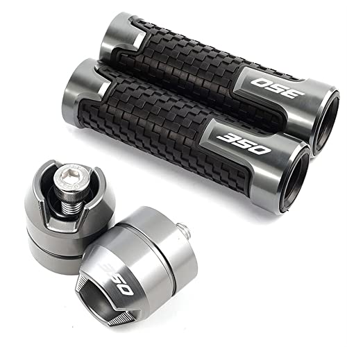 Für Hon&da FORZA 350 NSS350 2018-2023 Motorrad-Handgriffe Lenker Anti-Rutsch-Lenker Handgriffenden Stecker Ausgewogene Griffteile(G) von XZGFZHY