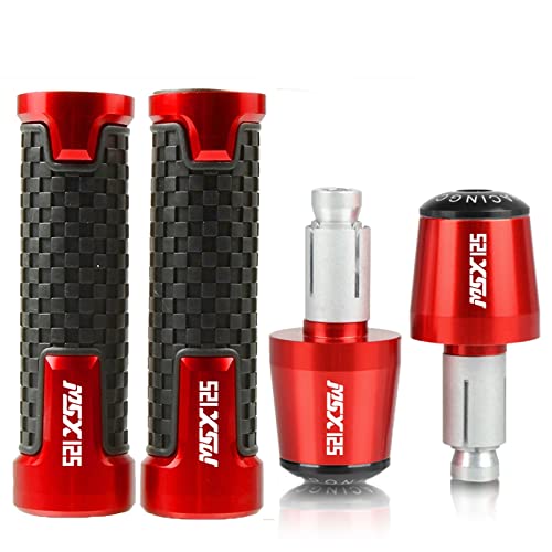 Für Hon&da GROM MSX125 MSX125SF 2014-2020 2021 Motorrad Anti-Rutsch-Lenkergriffenden Lenkerkappe Stecker Gummigriffe 7/8 "22 Mm Griffteile(11) von XZGFZHY