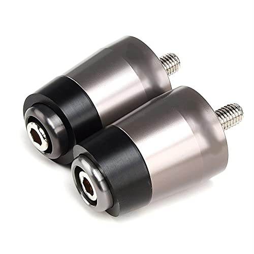 Für K&awasaki NINJA 250 300 400 500R 600R 750R ZX10 ZX12R ZX6R ZX9R ZX14R Z750 Z1000 Motorradgriffe Lenkergriffenden Abdeckkappe Ausgewogene Stecker Griffteile(G) von XZGFZHY