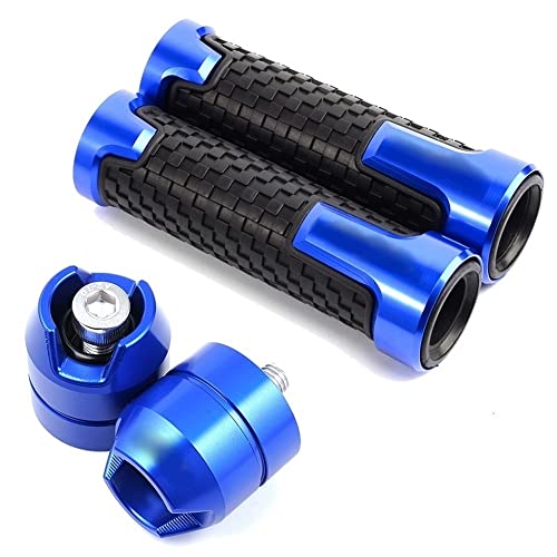 Für K&awasaki NINJA 400 300 250 ZX6R ZX10R ZX14R ZX12R ZX9R 750R Motorrad-Handgriffe Lenker Anti-Rutsch-Lenker Handgriffenden Stecker Ausgewogene Griffteile(2) von XZGFZHY