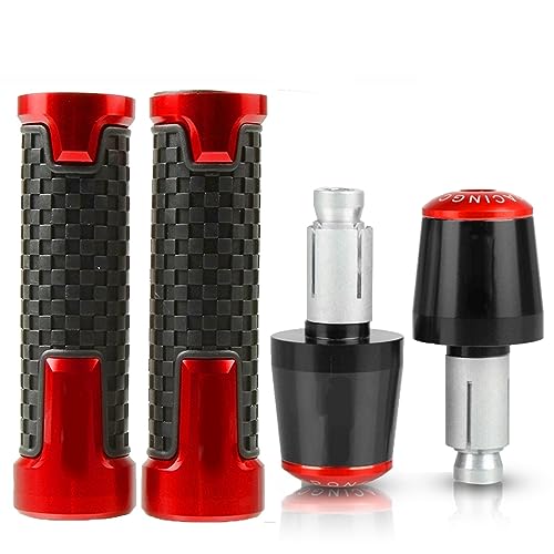 Für K&awasaki ZX10R ZX-10R ZX10 R 2006-2021 2020 Motorrad Anti-Rutsch-Lenkergriffenden Lenkerkappe Stecker Gummigriffe 7/8 "22 Mm Griffteile(10) von XZGFZHY