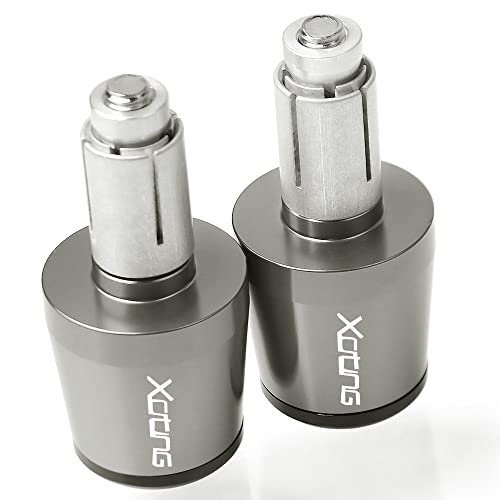 Für Kymco XCITING 250 300 350 400 400S 500 Motorradgriffe Lenkergriffenden Stecker Abdeckkappe Ausgewogene CNC Aluminium Griffteile(G) von XZGFZHY