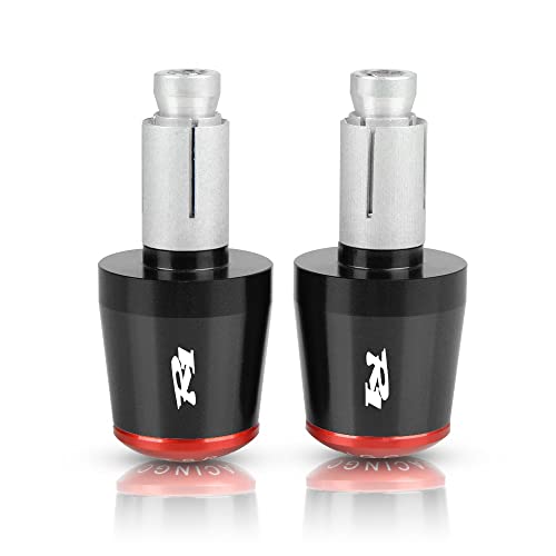Für R1 YZF R1 YZF-R1 YZFR1 YZF R1 2002 2003 2004-2006 Motorrad CNC Aluminium Griffe Lenker Griff Enden Stecker Abdeckkappe Ausgewogene Stecker Griffteile(Rot) von XZGFZHY