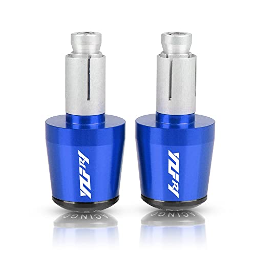 Für R1 YZFR1 YZF-R1 1998-2017 2015 2016 1999 Motorrad CNC Aluminium Griffe Lenker Griff Enden Stecker Abdeckkappe Ausgewogene Stecker Griffteile(Blau) von XZGFZHY