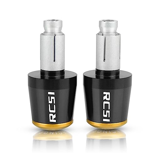 Für RC51 RC 51 RC-51 2000-2006 2001 2002 2003 2004 05 Motorrad CNC Aluminium Griffe Lenker Griff Enden Stecker Abdeckkappe Ausgewogene Stecker Griffteile(Gold) von XZGFZHY
