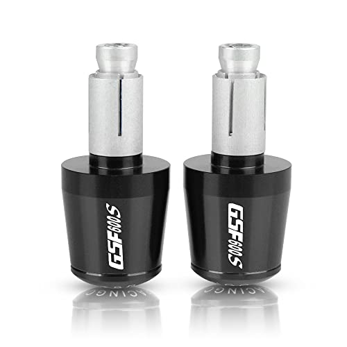 Für Suzuki GSF 600S SX BANDIT GSF600S GSF600 1996-1999 1998 Motorrad CNC Aluminium Griffe Lenker Griff Enden Stecker Abdeckkappe Ausgewogene Stecker Griffteile(Schwarz) von XZGFZHY