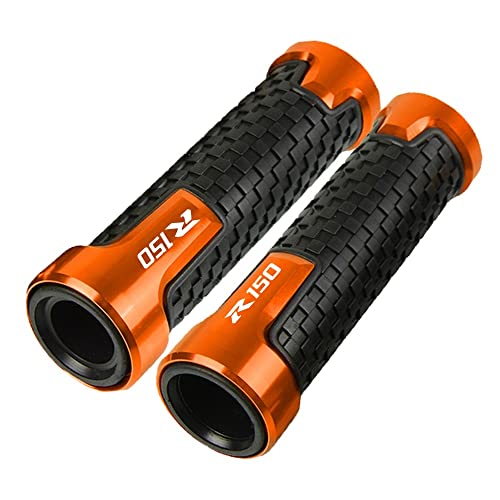 Für Suzuki GSXR150 2017-2018 GSX R150 Gsxr150 Gsxr 150 Motorradzubehör Handgriffe Lenker Anti-Rutsch-Lenker Handgriff Griffteile(Orange) von XZGFZHY