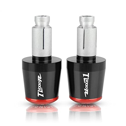 Für Suzuki TL1000 R TL1000R 1998-2003 1999 2000 2001 2002 TL 1000 SR Motorrad CNC Aluminium Griffe Lenker Griff Enden Stecker Abdeckkappe Ausgewogene Stecker Griffteile(Rot) von XZGFZHY