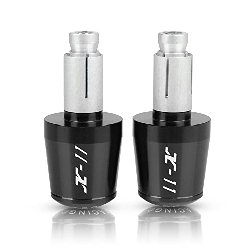 Für X-11 X11 1999-2002 2000 2001 Motorradgriffe Lenkergriffenden Stecker Abdeckkappe Ausgewogene Stecker CNC Aluminium Griffteile(Schwarz) von XZGFZHY