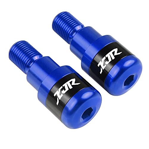 Für XJR 1200 1300 1995-2016 1996 1997 1998 2015 2014 Motorradgriffe Lenkergriffenden Stecker Abdeckkappe Ausgewogene Stecker CNC Aluminium Griffteile(Blau) von XZGFZHY