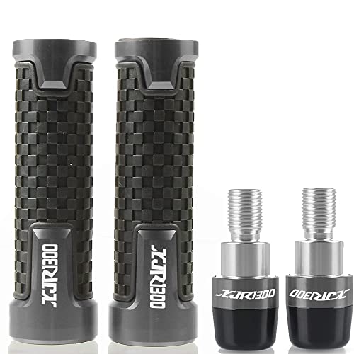 Für XJR 1200 1300 XJR1200 2004-2016 2015 Motorrad Lenker Handgriffe Anti Skid Lenker Kappenenden Stecker CNC Aluminium Zubehör Griffteile(G) von XZGFZHY