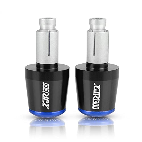 Für XJR 1300 XJR1300 1995-2003 1996 1997 1998 1999 2000 2001 Motorrad CNC Aluminium Griffe Lenker Griff Enden Stecker Abdeckkappe Ausgewogene Stecker Griffteile(Blau) von XZGFZHY