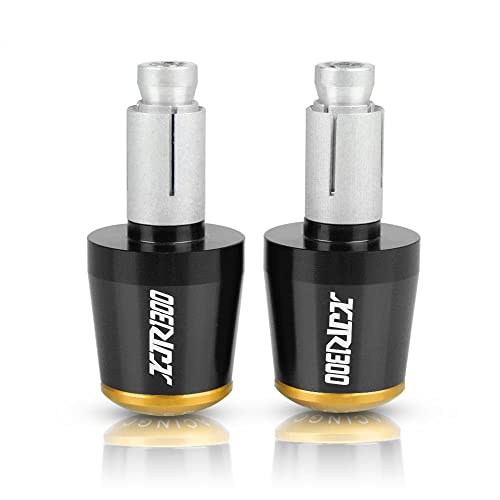 Für XJR 1300 XJR1300 1995-2003 1996 1997 1998 1999 2000 2001 Motorrad CNC Aluminium Griffe Lenker Griff Enden Stecker Abdeckkappe Ausgewogene Stecker Griffteile(Gold) von XZGFZHY