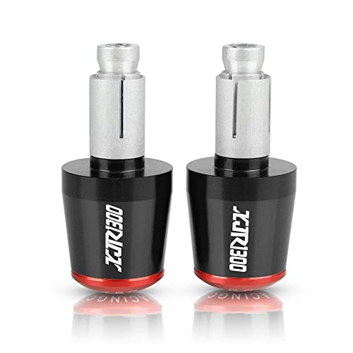 Für XJR 1300 XJR1300 1995-2003 1996 1997 1998 1999 2000 2001 Motorrad CNC Aluminium Griffe Lenker Griff Enden Stecker Abdeckkappe Ausgewogene Stecker Griffteile(Rot) von XZGFZHY