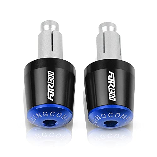 Für XJR1300 XJR 1300 FJR 1300 FJR1300 2004-2015 Motorradgriffe Lenkergriffenden Stecker Abdeckkappe Ausgewogene Stecker CNC Aluminium Griffteile(Blau) von XZGFZHY