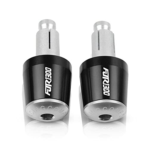 Für XJR1300 XJR 1300 FJR 1300 FJR1300 2004-2015 Motorradgriffe Lenkergriffenden Stecker Abdeckkappe Ausgewogene Stecker CNC Aluminium Griffteile(Silber) von XZGFZHY