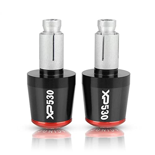 Für XP530 XP 530 XP 500 2012-2016 2013 2014 2015 Motorrad CNC Aluminium Griffe Lenker Griff Enden Stecker Abdeckkappe Ausgewogene Stecker Griffteile(Rot) von XZGFZHY