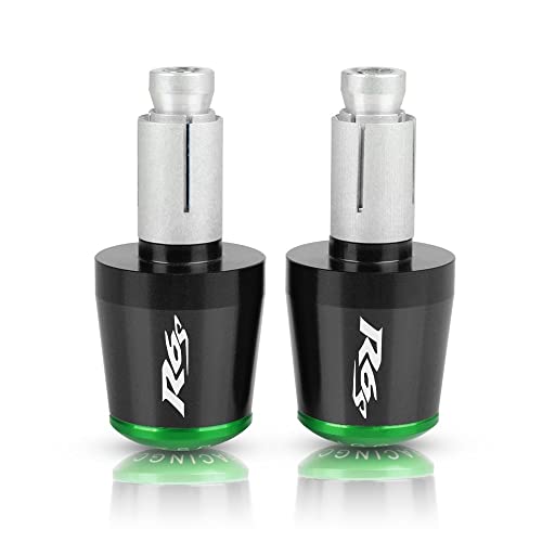 Für YZF R6 YZF-R6 R6S R 6S 2003 2004 2005-2008 Motorradgriffe Lenkergriffenden Stecker Abdeckkappe Ausgewogene Stecker CNC Aluminium Griffteile(Grün) von XZGFZHY