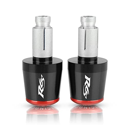 Für YZF R6 YZF-R6 R6S R 6S 2003 2004 2005-2008 Motorradgriffe Lenkergriffenden Stecker Abdeckkappe Ausgewogene Stecker CNC Aluminium Griffteile(Rot) von XZGFZHY