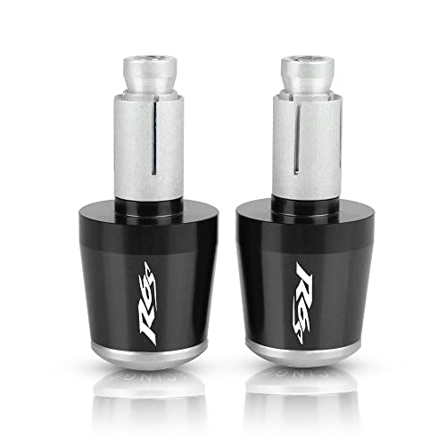 Für YZF-R6 YZFR6 YZF R6 R6S YZF600 1999 2000 2001-2005 2002 2003 2004 Motorrad CNC Aluminium Griffe Lenker Griff Enden Stecker Abdeckkappe Ausgewogene Stecker Griffteile(Silber) von XZGFZHY