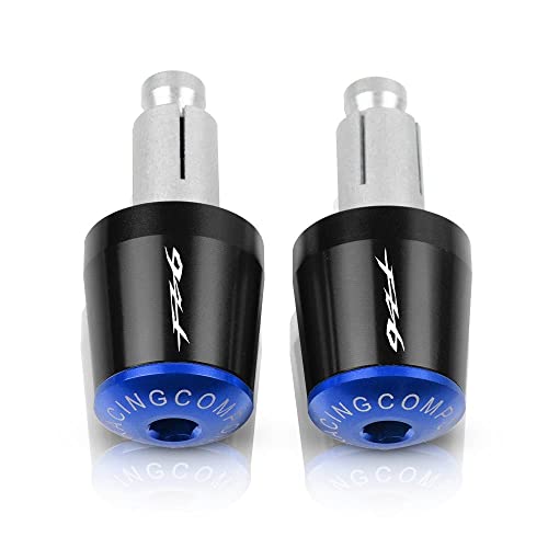 Für Yama&ha FZ6 Fa&zer FAZER600 FZ6S FZ6N FZ6S2 FZ6R S2 SJ6S FZ600 Motorradgriffe Lenkergriffenden Stecker Abdeckkappe Ausgewogene CNC Aluminium Griffteile(Blau) von XZGFZHY