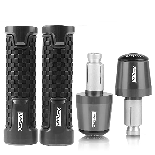 Für Z1000SX 2011 2012 2013 2014 2015 2016 Motorrad Lenker Handgriffe Anti Skid Lenkerkappe Endstecker Griffteile(G) von XZGFZHY