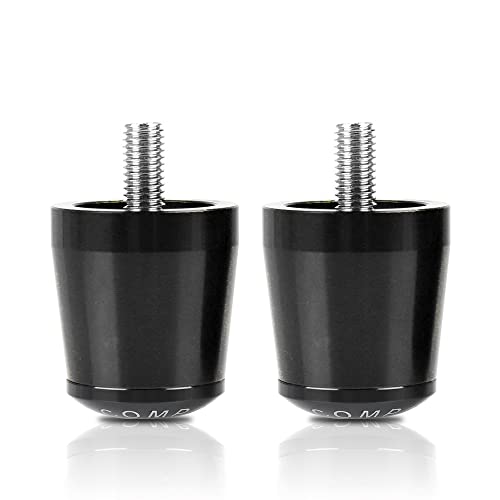 Für Z750 Z 750 2007 2008 2009 2010 2011 2012 Z750 Motorrad CNC Aluminium Griffe Lenker Griff Enden Stecker Abdeckkappe Ausgewogene Stecker Griffteile(Schwarz) von XZGFZHY