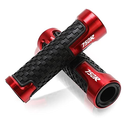 Für Z750 Z750R Z750S 2007-2012 2008 2009 2010 2011 Motorrad Handgriffe Lenker Anti-Rutsch Lenker Handgriff Griffteile(Rot) von XZGFZHY