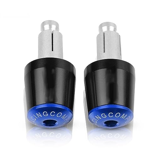 Für ZRX1100 ZRX 1100 1997 1998 1999 2000 2001 Motorradgriffe Lenkergriffenden Stecker Abdeckkappe Ausgewogene Stecker CNC Aluminium Griffteile(Blau) von XZGFZHY