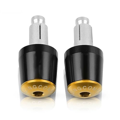 Für ZRX1100 ZRX 1100 1997 1998 1999 2000 2001 Motorradgriffe Lenkergriffenden Stecker Abdeckkappe Ausgewogene Stecker CNC Aluminium Griffteile(Gold) von XZGFZHY