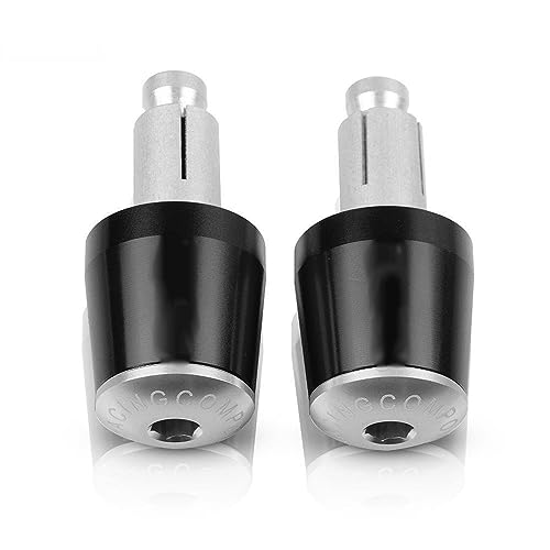 Für ZRX1100 ZRX 1100 1997 1998 1999 2000 2001 Motorradgriffe Lenkergriffenden Stecker Abdeckkappe Ausgewogene Stecker CNC Aluminium Griffteile(Silber) von XZGFZHY