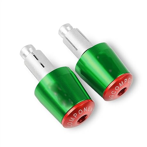 Für ZX-7R ZX7R ZX7RR 1989-2003 1990 1991 1992 1993 94 Motorrad CNC Aluminium Griffe Lenker Griff Enden Stecker Abdeckkappe Ausgewogene Stecker Griffteile(Rot) von XZGFZHY