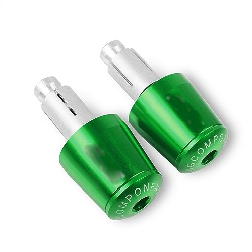 Für ZX-9R ZX9R NINJA ABS 1994 1995 1996 1997 1998-2002 Motorrad CNC Aluminium Griffe Lenker Griff Enden Stecker Abdeckkappe Ausgewogene Stecker Griffteile(Grün) von XZGFZHY