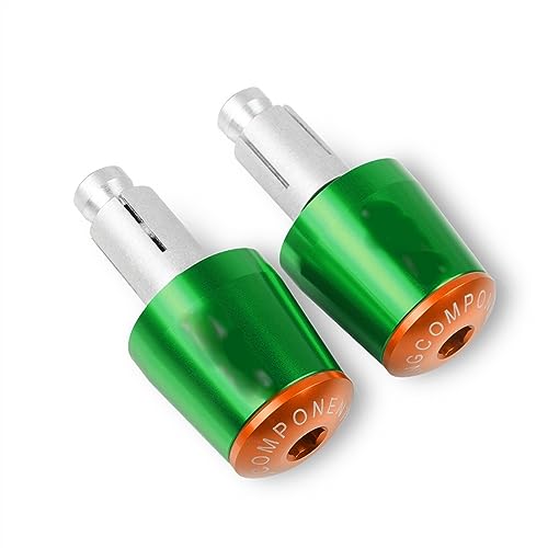 Für ZX9 1994 1995 1996 1997 Motorrad CNC Aluminium Griffe Lenker Griff Enden Stecker Abdeckkappe Ausgewogene Stecker Griffteile(Orange) von XZGFZHY