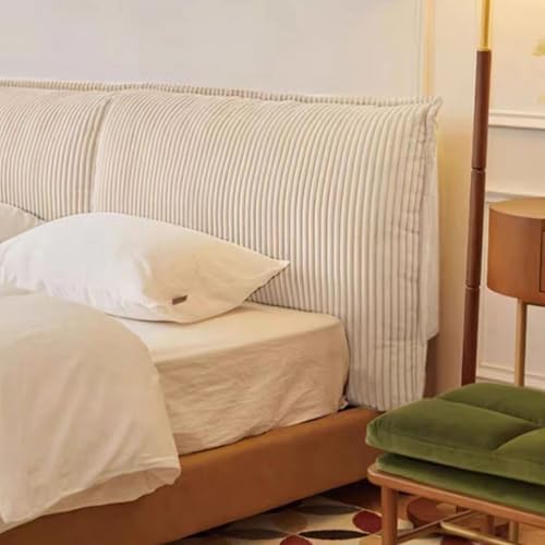 XZLZMYP A,180x60x8cm, Bettkopfteil Bett Kopfteil Bezug Schwammfüllung Mehrzweck Abdeckung Weich Und Atmungsaktiv Staubdichte Bettkopfteil Bezug Für Kopfteil Betthaupt Für Schlafzimmere von XZLZMYP