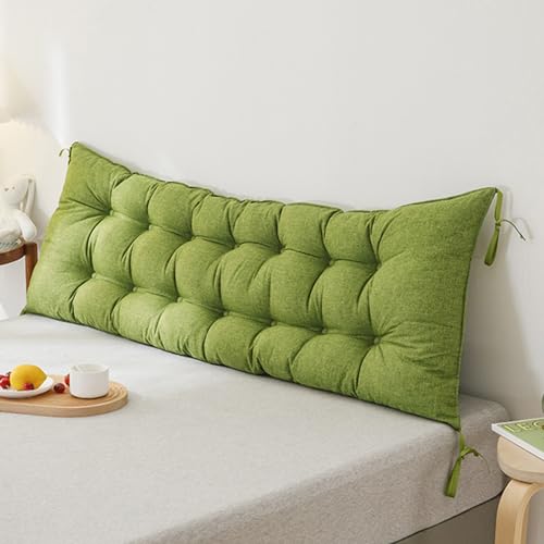 XZLZMYP Rückenkissen Lesekissen Für Bett Sofa Langes Rechteck Rücken Kissen Stützkissen Couchkissen Groß Rückenstützkissen Mit Abnehmbarem Bezug Wandkissen,E,90x10x50cm von XZLZMYP