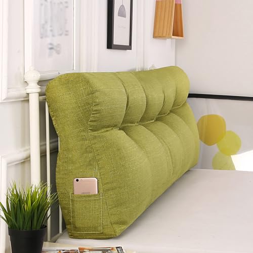 XZLZMYP Sofakissen Groß Polster Sofa Rechteck Gepolstert Ruecken Kissen Für Couch Tagesbett Mit Abnehmbarem Bezug Rückenkissen Für Bett Zum Anlehnen Rückenlehne Lesekissen,G,150x50x15cm von XZLZMYP