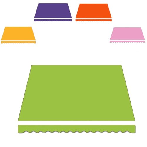 XZSXXAS Markisenbespannung Canvas 4x3/5x3/6x3m, Markisen Ersatzstoff Markisenstoff, Manuelle Sonnenschutz Stoff Einziehbare Markisentuch(Green,4x3m/13x10ft) von XZSXXAS