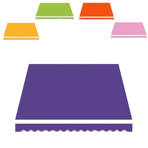 XZSXXAS Markisenbespannung Canvas 4x3/5x3/6x3m, Markisen Ersatzstoff Markisenstoff, Manuelle Sonnenschutz Stoff Einziehbare Markisentuch(Purple,6x3m/20x10ft) von XZSXXAS