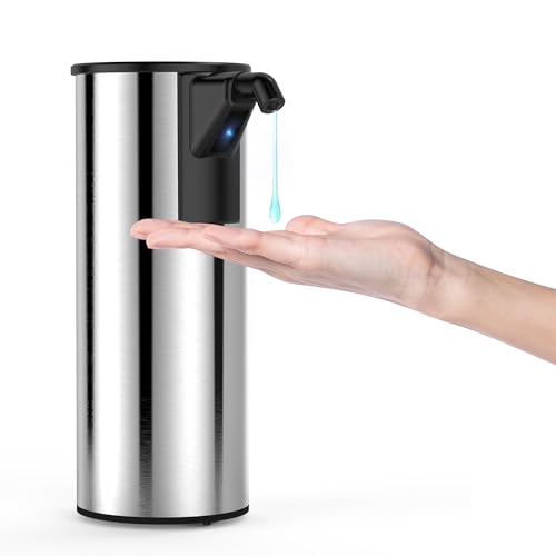 Seifenspender Automatisch Edelstahl mit Sensor Infrarot Seifenspender Elektrischer 350ml 4 Gänge Einstellbare Schalter Bewegungssensor IPX6 Wasserdicht für Küche & Bad Seifenspender Automatisch Edelstahl mit Sensor Infrarot Seifenspender Elektrischer 350ml 4 Gänge Einstellbare Schalter Bewegungssensor IPX6 Wasserdicht für Küche & Bad von XZUO LIFE