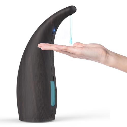 XZUO LIFE Einstellbarer automatischer Seifenspender 4-stufiger berührungsloser Sensor-Flüssigseifenpumpenspender, berührungsloser elektrischer batteriebetriebener Handseifenspender Battery von XZUO LIFE